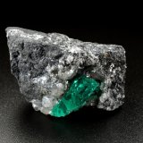 Beryl (variety emerald), Calcite, Dolomite, Pyrite
41x31x25mm, xl=17mm
(Autor: Fiebre Verde)