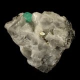 Beryl (Var. Emerald), Calcite, Pyrite
85x62x64mm, xl=8x9mm
(Autor: Fiebre Verde)