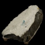 Euclase, Calcite, Albite (variety cleavelandite)
74x46x29mm, xl=7mm
(Autor: Fiebre Verde)