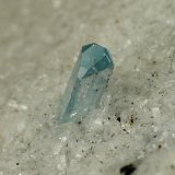 Euclase, Calcite, Albite (variety cleavelandite)
74x46x29mm, xl=7mm
(Autor: Fiebre Verde)