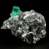 Beryl (variety emerald), Calcite
27x34x10mm, xl=10x4.5mm
(Autor: Fiebre Verde)