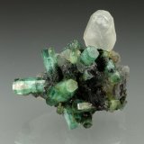 Beryl (variety emerald), Calcite
35x35mm
(Autor: Fiebre Verde)