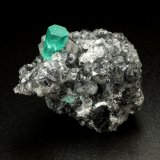 Beryl (variety emerald), Calcite
27x34x10mm, xl=10x4.5mm
(Autor: Fiebre Verde)