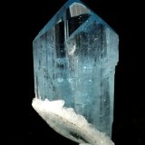 Euclase, Albite (variety cleavelandite)
10x21x7mm
(Autor: Fiebre Verde)