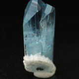Euclase, Albite (variety cleavelandite)
10x21x7mm
(Autor: Fiebre Verde)