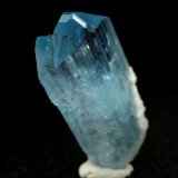 Euclase, Albite (variety cleavelandite)
10x21x7mm
(Autor: Fiebre Verde)