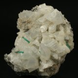 Beryl (variety emerald), Calcite, Pyrite
80x65x60mm
(Autor: Fiebre Verde)