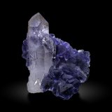 Fluorite, Quartz
2 x 2.5 cm
(Autor: Antonio Nazario)