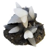 Calcite
Specimen size 10 cm, largest calcites 5,5 cm
(Autor: Tobi)