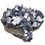 Galena
Specimen size 20 x 20 cm, largest crystals 3 cm
(Autor: Tobi)