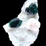 Dioptase
Specimen size 5 cm, largest dioptase crystal 1,3 cm
(Autor: Tobi)
