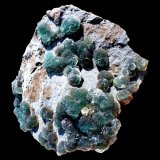 Fluorite
Specimen size 18 cm, largest crystal balls 1,5 cm
(Autor: Tobi)