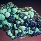 Azurite and malachite
11cm X 8cm
(Autor: Steve Maslansky)