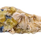 Fluorite, Galena, Barite
Specimen size 15 cm, largest fluorite 16 mm, largest galena 8 mm, largest barite 30 mm
(Autor: Tobi)
