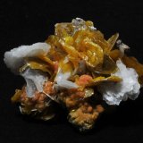 Barite on Wulfenite and Mimetite
5.7 x 4.6 x 3.4 cm
(Autor: steven calamuci)