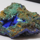 Azurite with Malachite
7.1 x 4.6 x 4.2 cm
(Autor: steven calamuci)