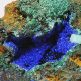 Azurite with Malachite
7.1 x 4.6 x 4.2 cm
(Autor: steven calamuci)