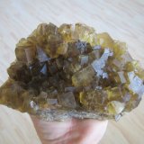 Fluorite
Specimen size 19 cm, largest crystal 2,3 cm
(Autor: Tobi)