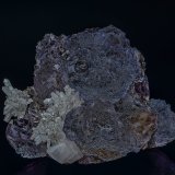 Fluorite, Quartz, Calcite
6.9  x 5.3 cm
(Autor: am mizunaka)