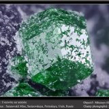 Uvarovite on Amesite
fov 2.2 mm
(Autor: ploum)