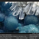 Rosasite and Hemimorphite
fov 2.6 mm
(Autor: ploum)