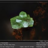 Pyromorphite
fov 2.6 mm
(Autor: ploum)