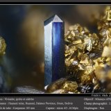 Vivianite, Siderite and Pyrite
fov 3.2 mm
(Autor: ploum)