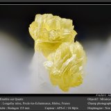 Mimetite on Quartz
fov 3.6 mm
(Autor: ploum)