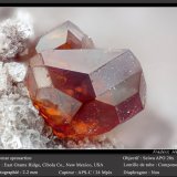 Spessartine (Garnet Group) and Quartz
fov 2.2 mm
(Autor: ploum)