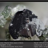 Anatase on Hematite with Rutile, Quartz and Chlorite
fov 3.5 mm
(Autor: ploum)