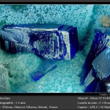 Clinoclase
fov 1.3 mm
(Autor: ploum)