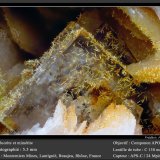 Fluorite and Mimetite
fov 5.5 mm
(Autor: ploum)