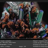 Malachite after Azurite
fov 5.5 mm
(Autor: ploum)