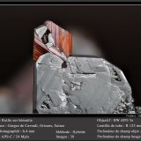 Rutile on Hematite
fov 6 mm
(Autor: ploum)
