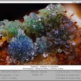 Adamite and Agardite-(Y)
fov 5 mm
(Autor: ploum)