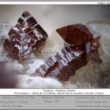 Anatase on Quartz
fov 2 mm
(Autor: ploum)