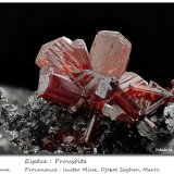 Proustite
fov 5.0 mm
(Autor: ploum)