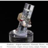 Beryl (variety aquamarine), Garnet, Tourmaline, Muscovite
fov 88 mm
(Autor: ploum)