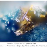 Fornacite and Plancheite
fov 1 mm
(Autor: ploum)