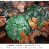 Adamite and Agardite-Ce
fov 2.5 mm
(Autor: ploum)