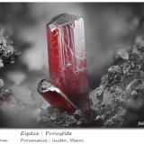 Proustite
fov 2.5 mm
(Autor: ploum)