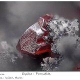 Proustite
fov 2.3 mm
(Autor: ploum)