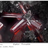 Proustite
fov 2.3 mm
(Autor: ploum)