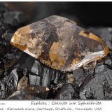 Calcite, Sphalerite
fov 16 mm
(Autor: ploum)