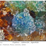 Adamite with 'Agardite'
fov 4.4 mm
(Autor: ploum)