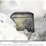 Brookite and Quartz
fov 4.6 mm
(Autor: ploum)