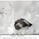 Brookite and Quartz
fov 3.6 mm
(Autor: ploum)