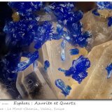Azurite on Quartz
fov 1.45 mm
(Autor: ploum)