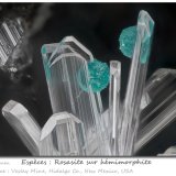 Rosasite on Hemimorphite
fov 1.8 mm
(Autor: ploum)