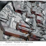 Rutile on Hematite
fov 7.2 mm
(Autor: ploum)